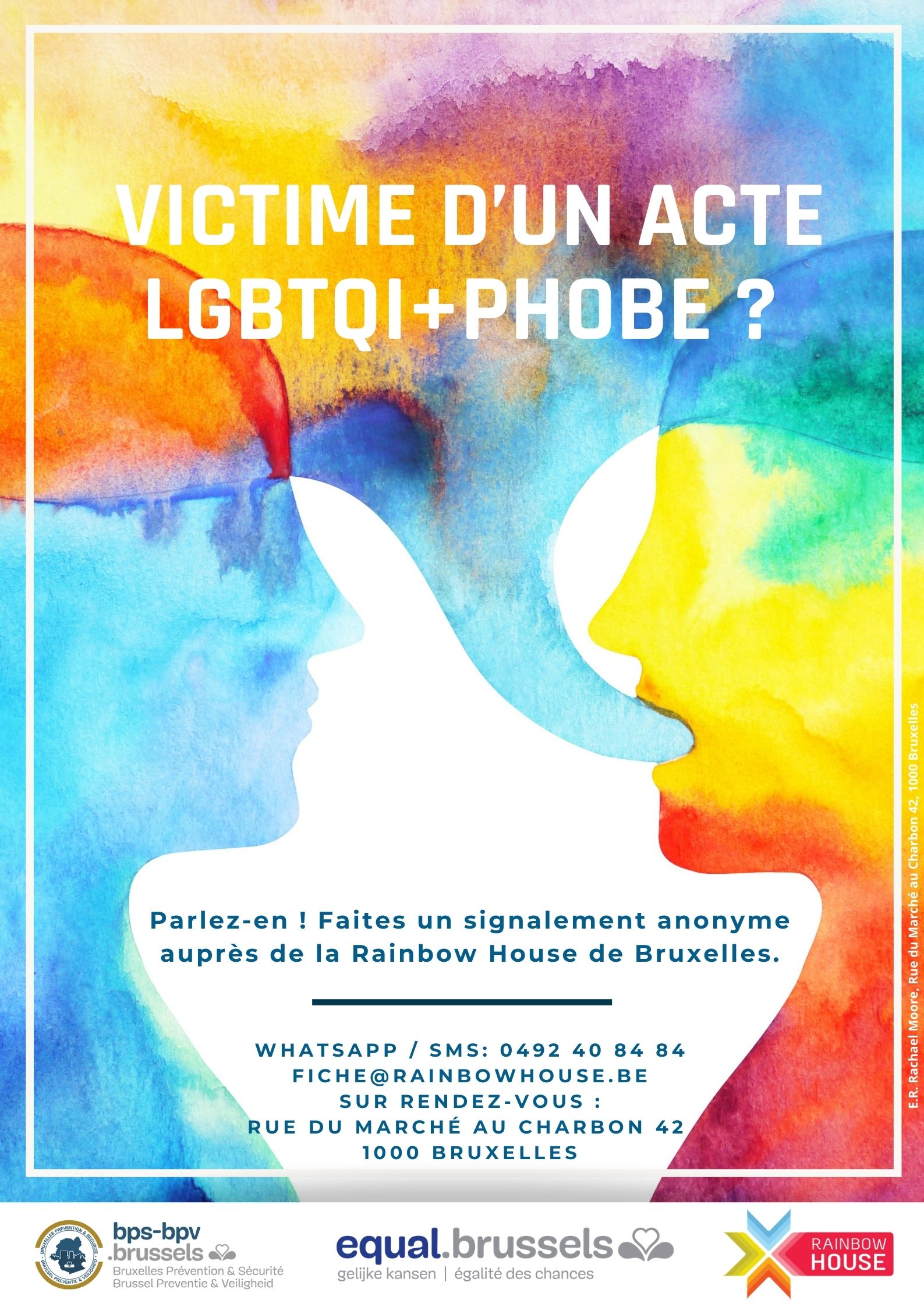 Collecte de données sur les violences LGBTQI+phobes en Région de Bruxelles-Capitale