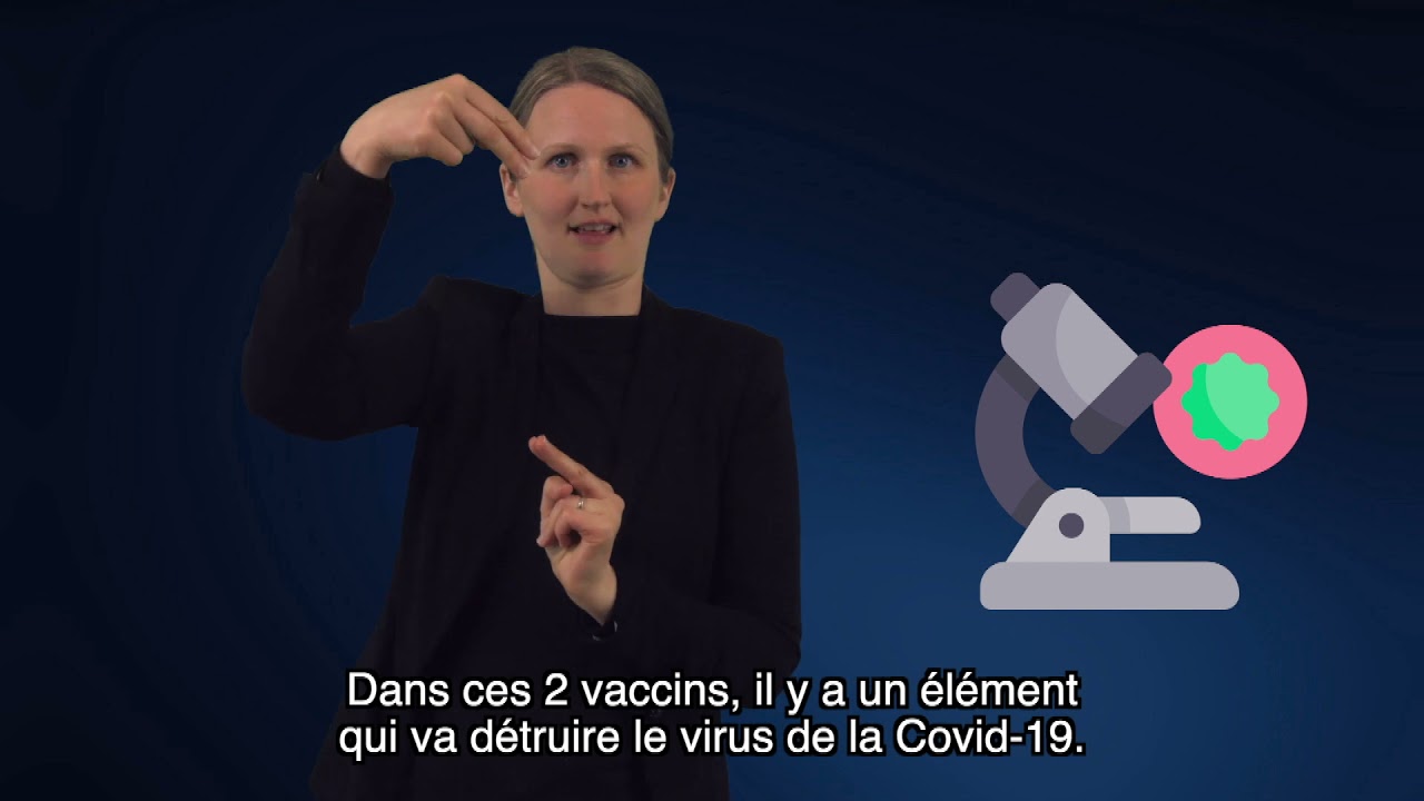 Des capsules vidéos sur la vaccination en langue des signes